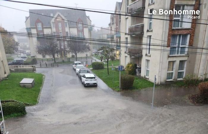 In the Oise, the Creillois basin under water after the heavy rains of October 17