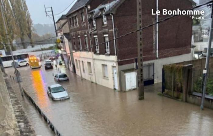 In the Oise, the Creillois basin under water after the heavy rains of October 17