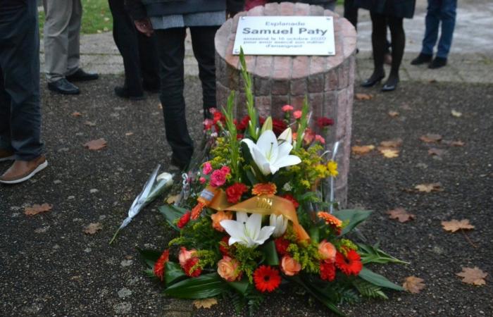 LE CREUSOT: Tribute to Samuel Paty and Dominique Bernard