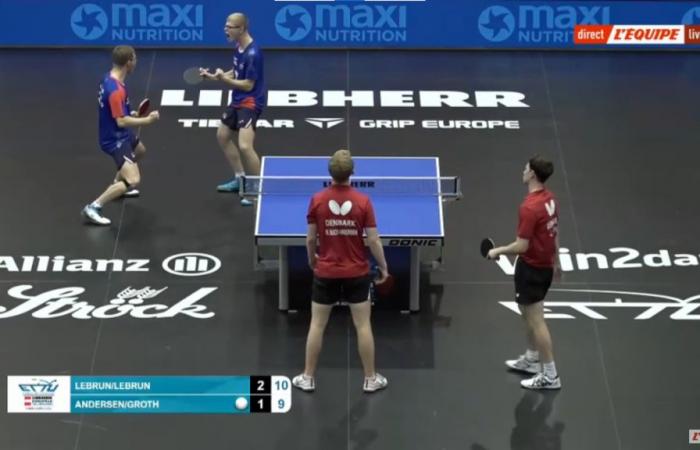 Table tennis | The disillusionment of the Lebrun brothers at the European Championships