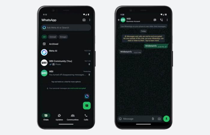 WhatsApp on Android, towards an even darker side