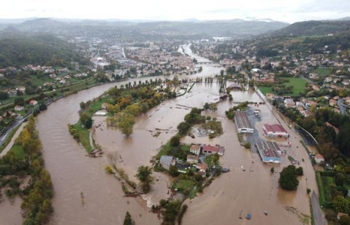 Floods in Haute-Loire: these spectacular images of the Loire in fury