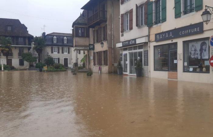 VIDEO – Bad weather: Salies-de-Béarn affected by floods, two primary schools evacuated as a precaution