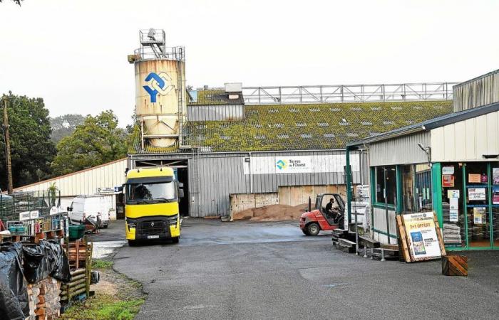 In Trégunc, a fire breaks out near a grain silo