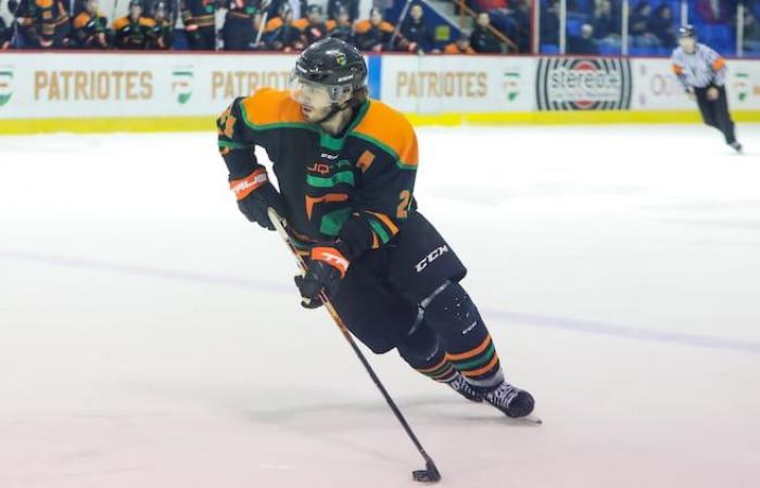 Félix Lauzon ready for his first game with the Bisons