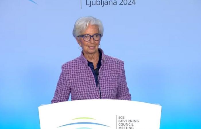 The ECB lowers its rates by 0.25%: follow Christine Lagarde’s press conference live – 10/17/2024 at 2:15 p.m.