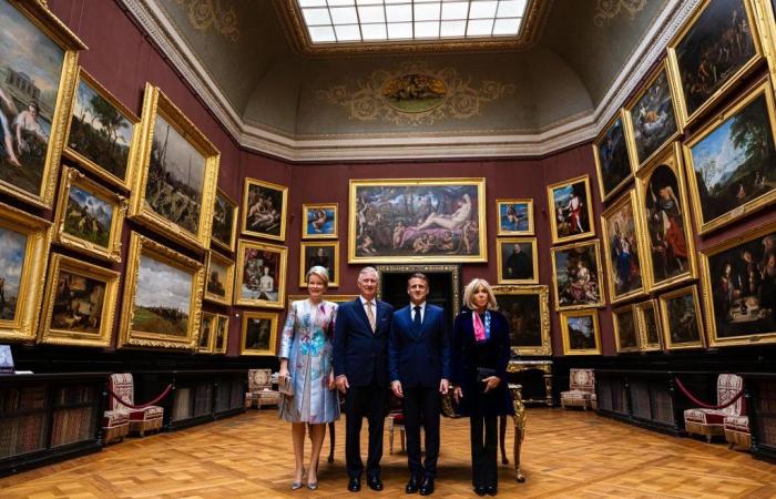 The photo album of the visit of the King and Queen of the Belgians to the Château de Chantilly