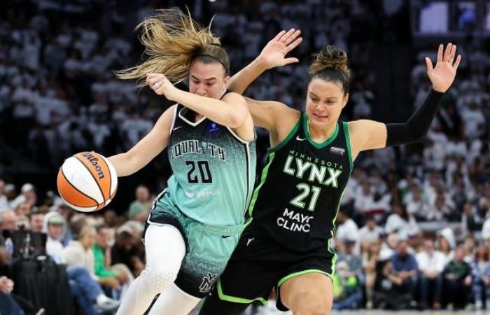 New York Liberty takes lead against Minnesota in WNBA final