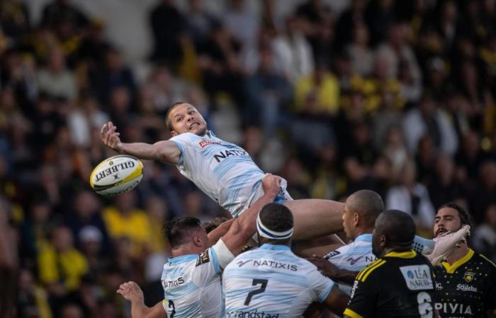 the Racing 92 ready for takeoff in Bayonne