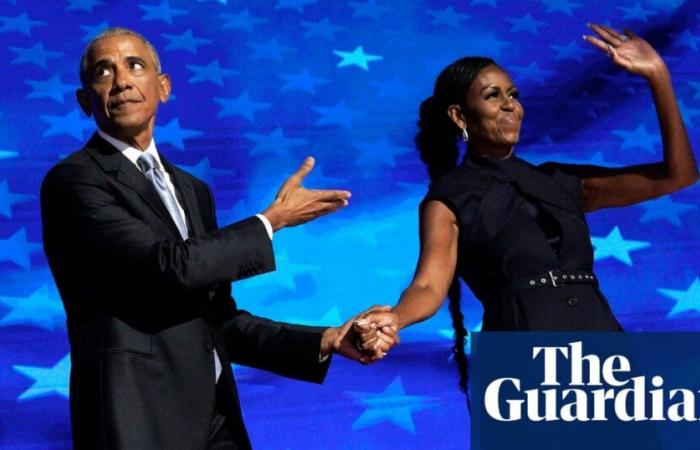 Obamas to bring star power to campaign appearances alongside Kamala Harris | US elections 2024