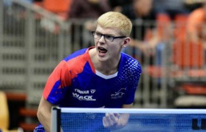 Table tennis – Euro (H): Félix Lebrun played for his debut