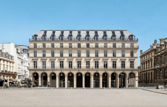 Architect Jean Nouvel presents the construction site of the new Cartier Foundation in Paris, scheduled to open at the end of 2025