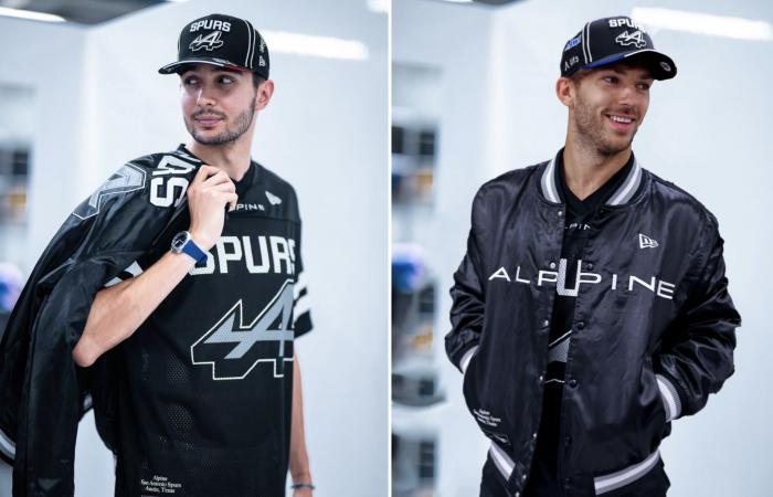 Merchandising – The Alpine F1 team collaborates with New Era and the San Antonio Spurs