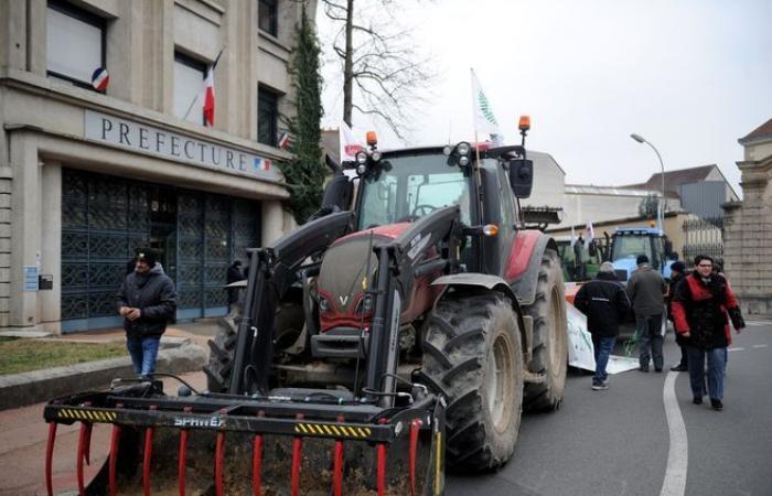 “We can’t take it anymore”: around a hundred farmers demonstrated in front of the Marne prefecture