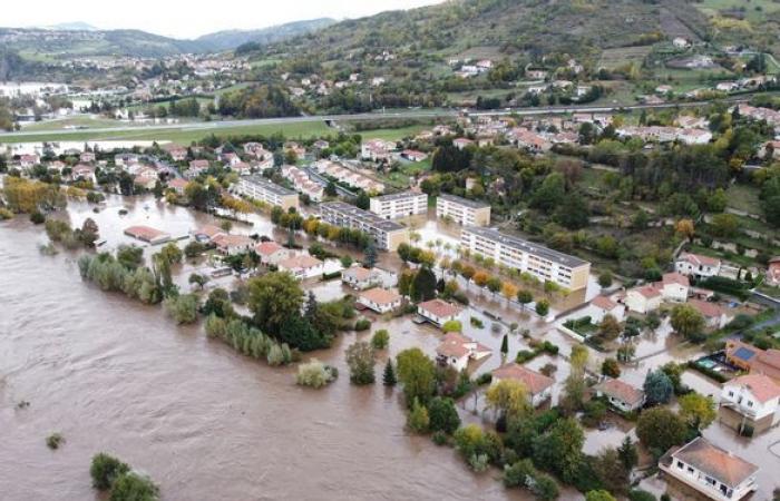 In Haute-Loire, the most significant floods recorded since 2008