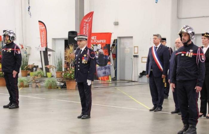 Alexandre Mallard takes command of the Vertou fire station