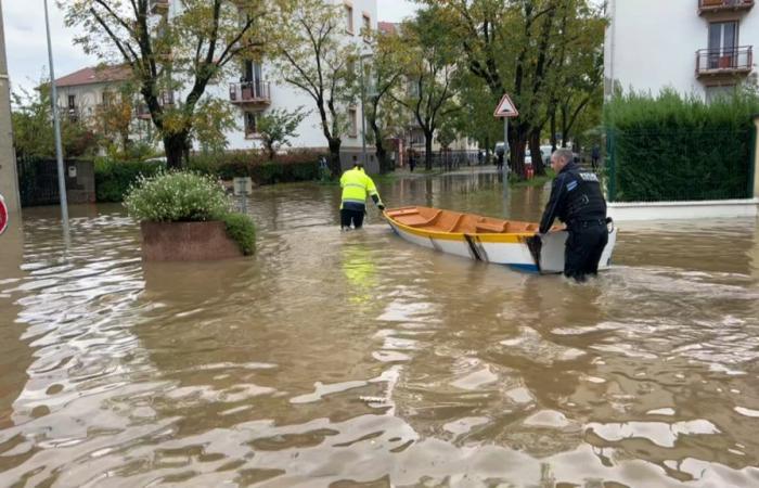 damage from bad weather in the metropolis of Lyon