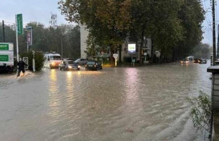 Bad weather: in the Creillois Basin, “this is the first time that we have experienced such waterfalls”