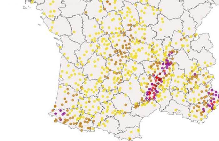 MAP. Ardèche, Lozère, Alpes-Maritimes… Where did the most rain fall in 48 hours in France?