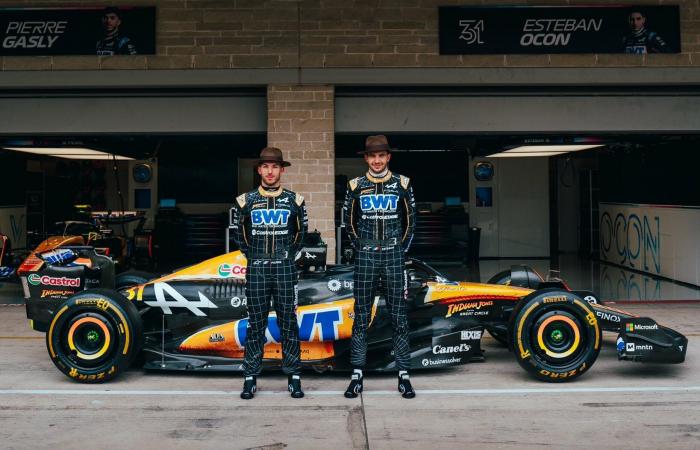 Merchandising – The Alpine F1 team collaborates with New Era and the San Antonio Spurs