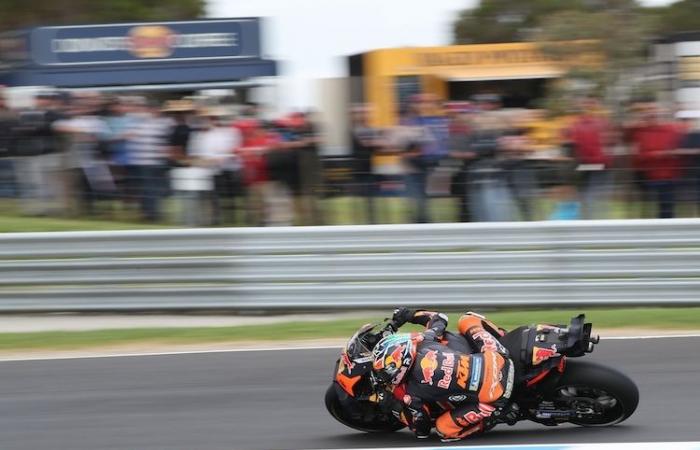 MotoGP, Australia J1: Brad Binder (KTM/7) is the only RC16 rider present in Q2