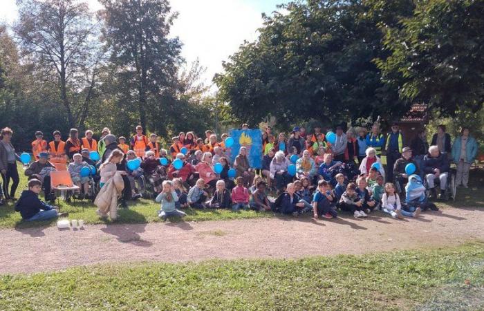 Capdenac-Gare. A first successful intergenerational “blue march”