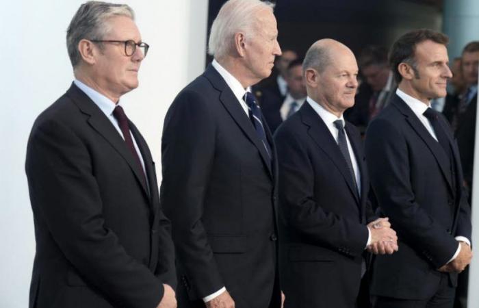 War in Ukraine. Biden, Macron, Scholz and Starmer want a “just and lasting peace”