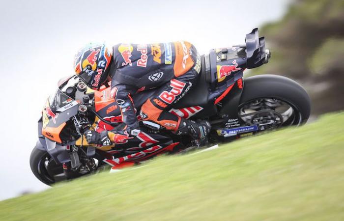 MotoGP, Australia J1: Brad Binder (KTM/7) is the only RC16 rider present in Q2