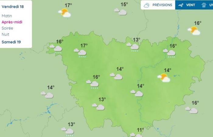 The weather forecast for this Friday in Haute-Loire