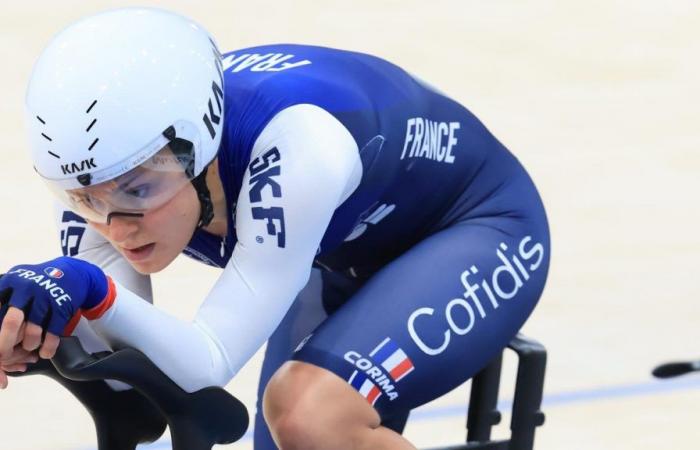 Cycling. Track Worlds: Victoire Berteau (VC Laon) takes 4th place in the omnium