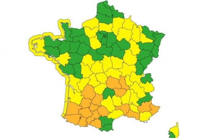 Red vigilance lifted this Friday, Météo France maintains 18 departments in orange