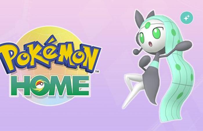 A new Pokémon HOME update and the possibility of obtaining a Chromatic Meloetta