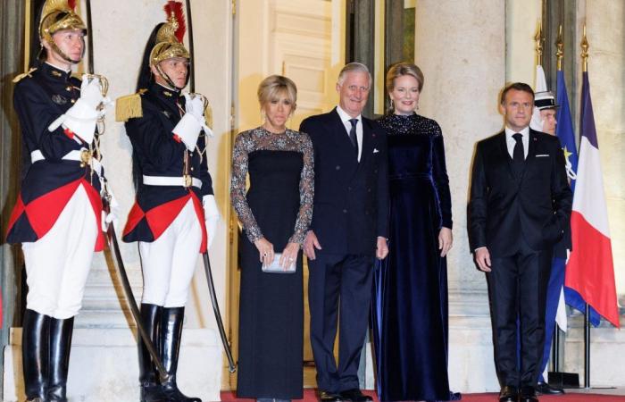 Why didn’t Queen Mathilde wear a tiara to the state banquet at the Élysée?