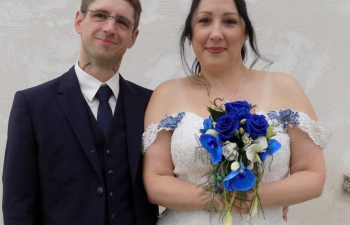 Pictures. The bride and groom of the weekend in the Doubs