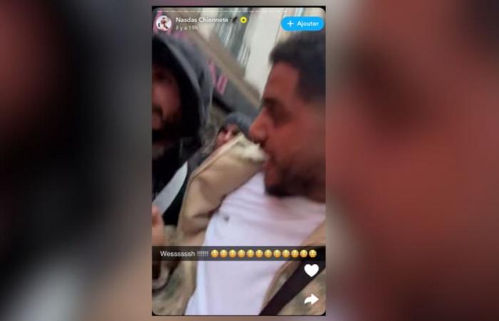 the Nasdas influencer causes a riot during his visit to a pop-up store in Châtelet