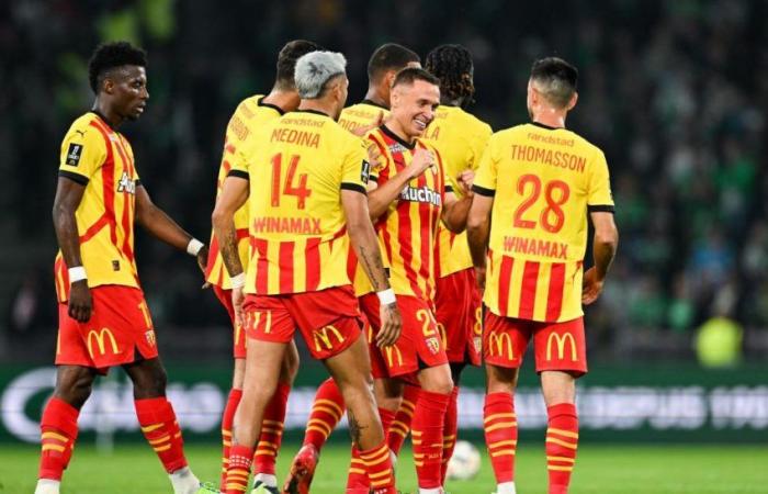 At the break, Lens logically leads Saint-Étienne