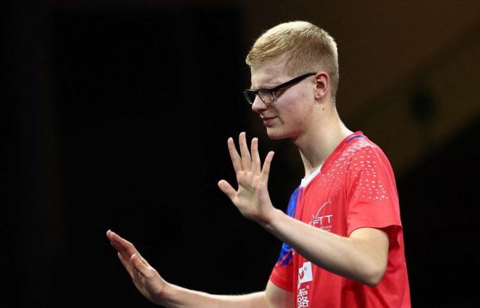 Table tennis: disillusionment for Félix Lebrun eliminated in the quarter-finals of the European Championships by the 28th in the world