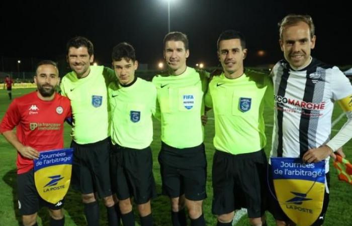 François Letexier officiated a district match in Brittany on the sidelines of the Refereeing Days