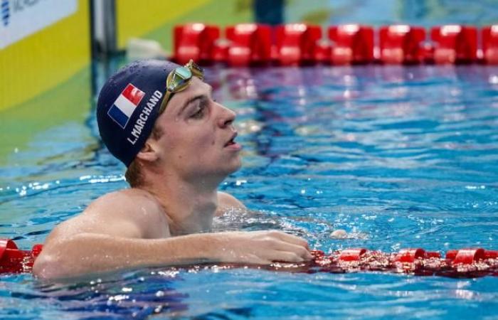 Léon Marchand wins the 200m short course medley in Shanghai and breaks the European record