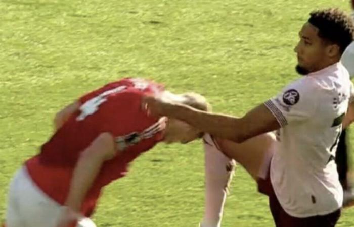 Man Utd: Matthijs de Ligt suffers horror head clash vs Brentford as defender left bloodied | Football | Sport