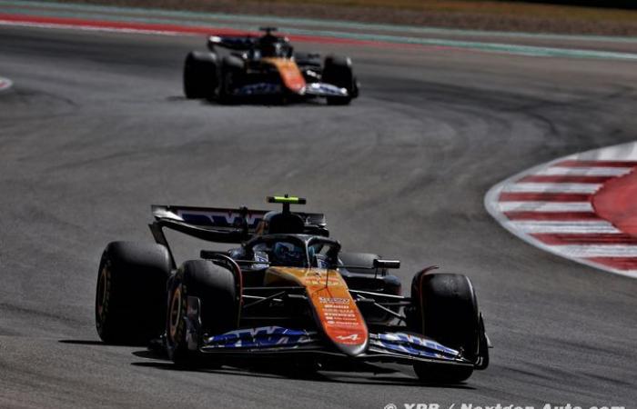 Formula 1 | Norris beats Verstappen to put McLaren F1 on pole in Austin