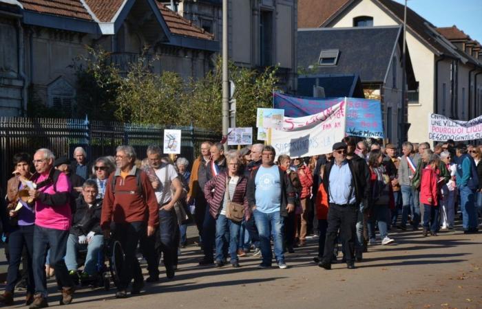 when the diehard Langrois demonstrate in Chaumont