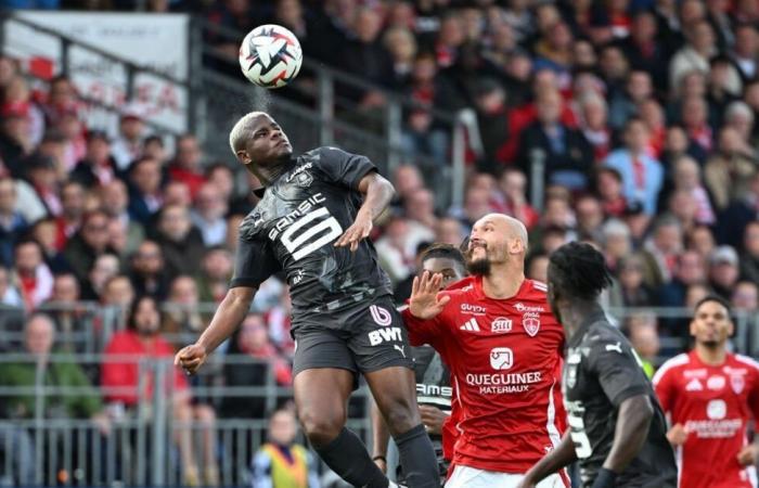 Brest by Abdoulaye Niakhaté Ndiaye and Rennes by Mikayil Faye neutralize each other