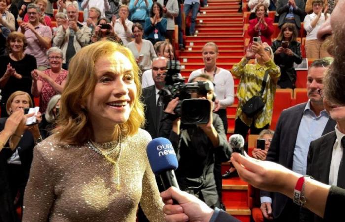 Isabelle Huppert awarded the Lumière Prize in Lyon, cradle of world cinema