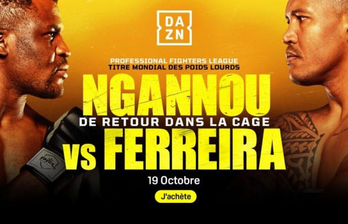 Francis Ngannou – Renan Ferreira: at what time and on which channel to watch the MMA fight live?