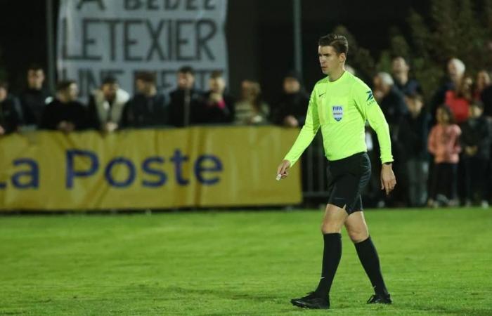 why did François Letexier referee a district match?