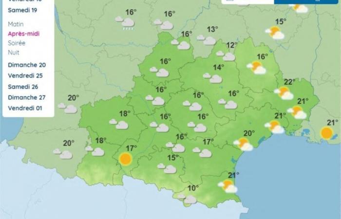 Weather report. What will the weather be like this weekend in Toulouse and Occitanie?