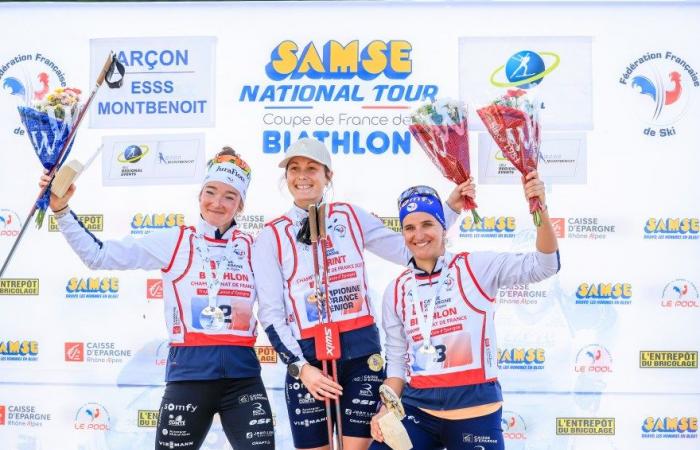 Biathlon | Summer Tour d’Arçon: Chloé Chevalier crowned French sprint champion with 8 tenths ahead of Lou Jeanmonnot | Nordic Mag | No. 1 Biathlon