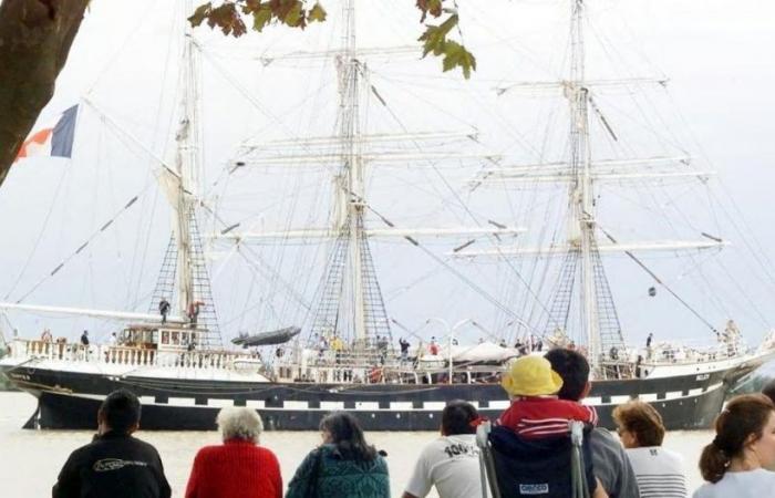 The day the “Belem” almost sank in the port of Bourg-sur-Gironde