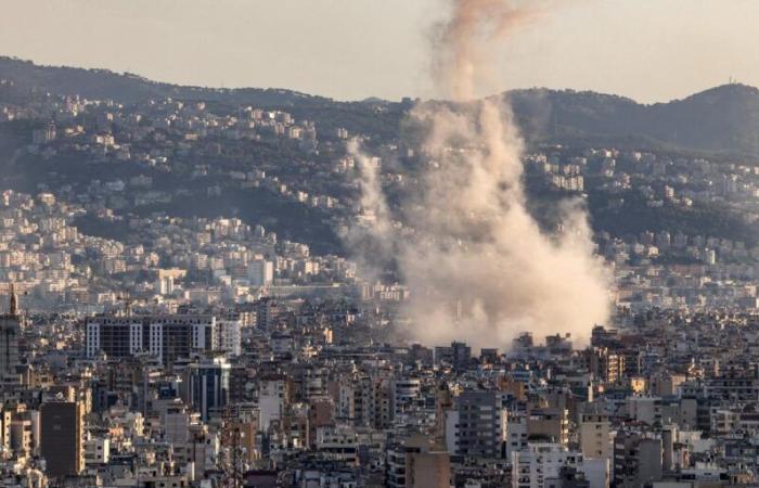 Israeli strikes on southern Beirut suburbs and raids on villages in southern Lebanon